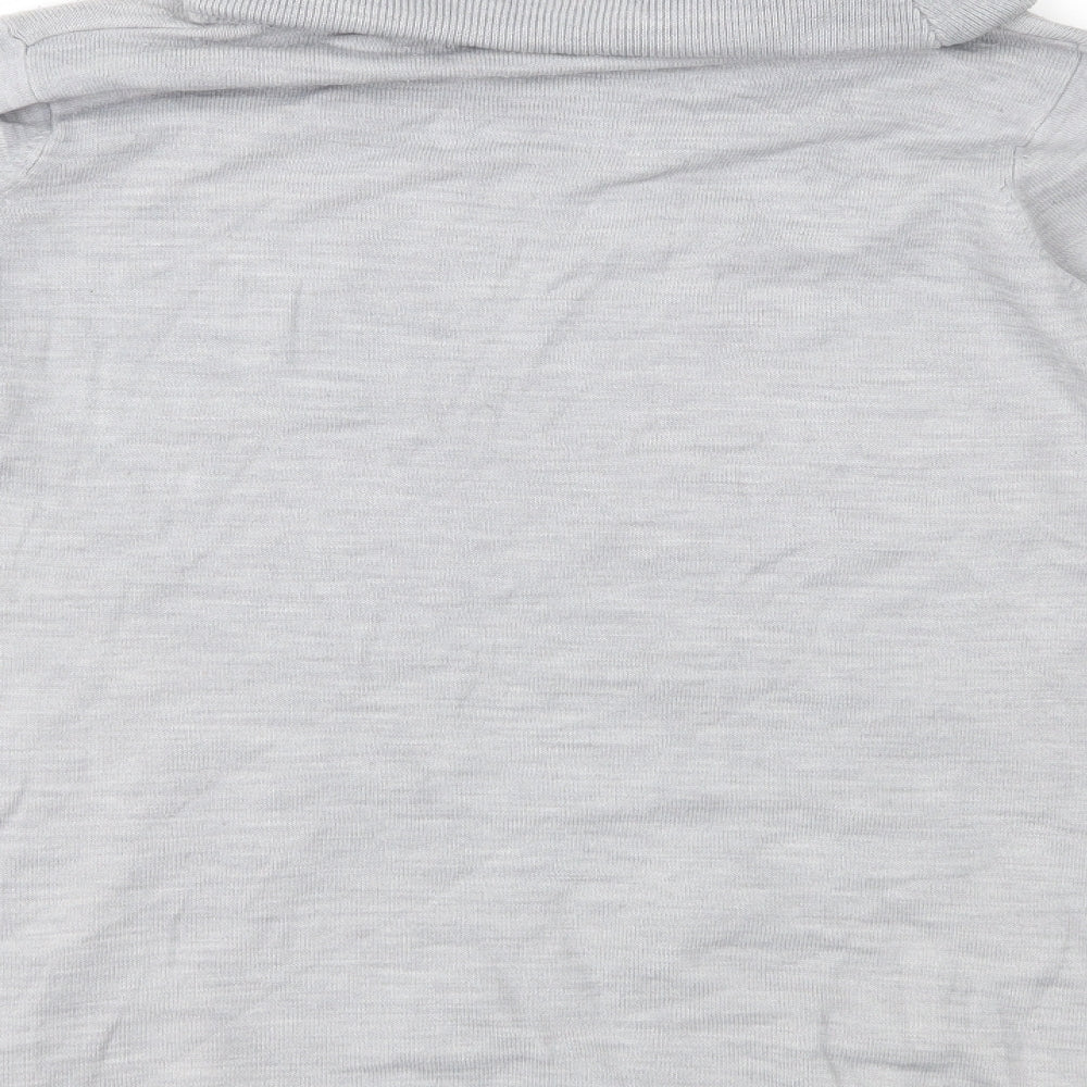 EWM Womens Grey Knit Pullover Jumper Size M