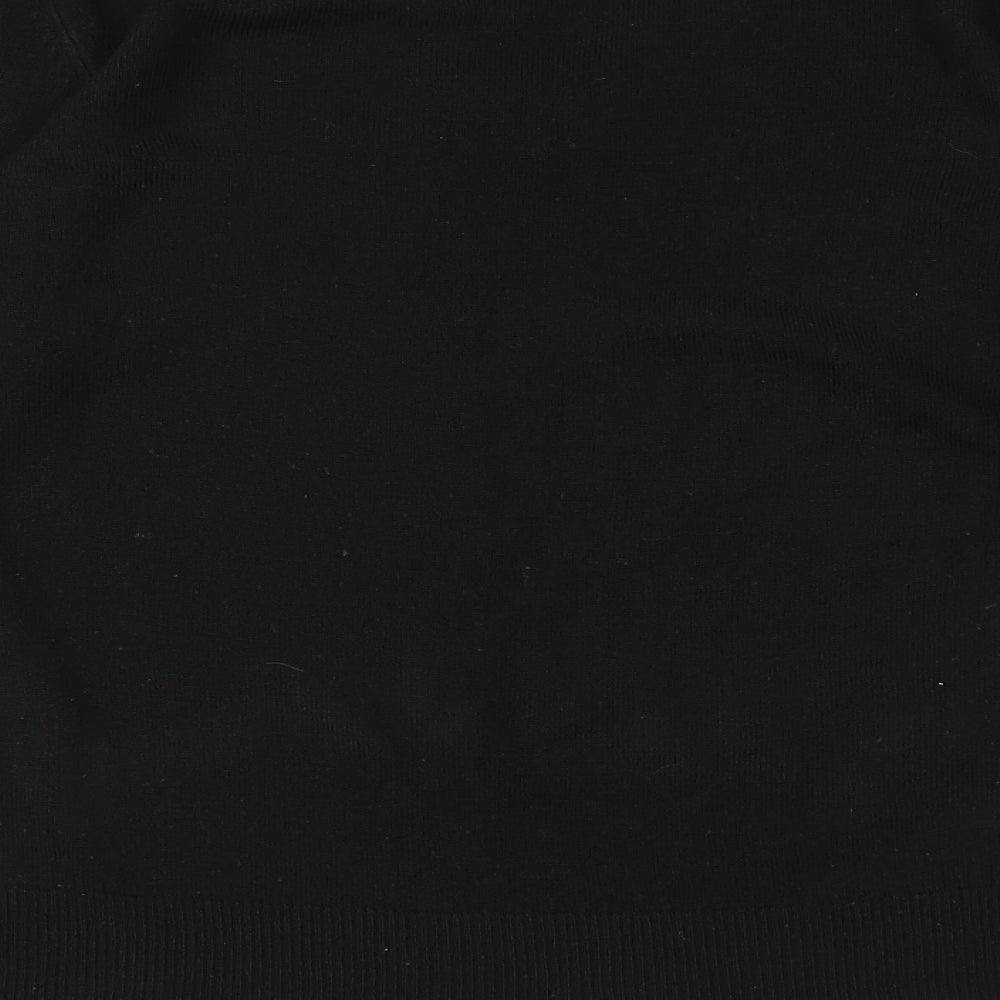 Happit Womens Black Knit Pullover Jumper Size 14