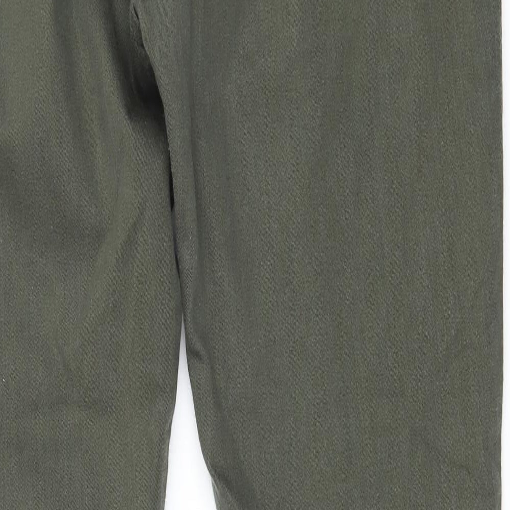 Preworn Womens Green Denim Jegging Jeans Size 32 in L30 in