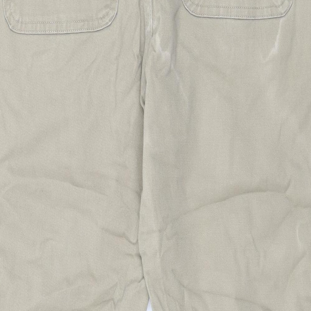 White Stuff Womens Green Denim Cropped Jeans Size 14 L22 in