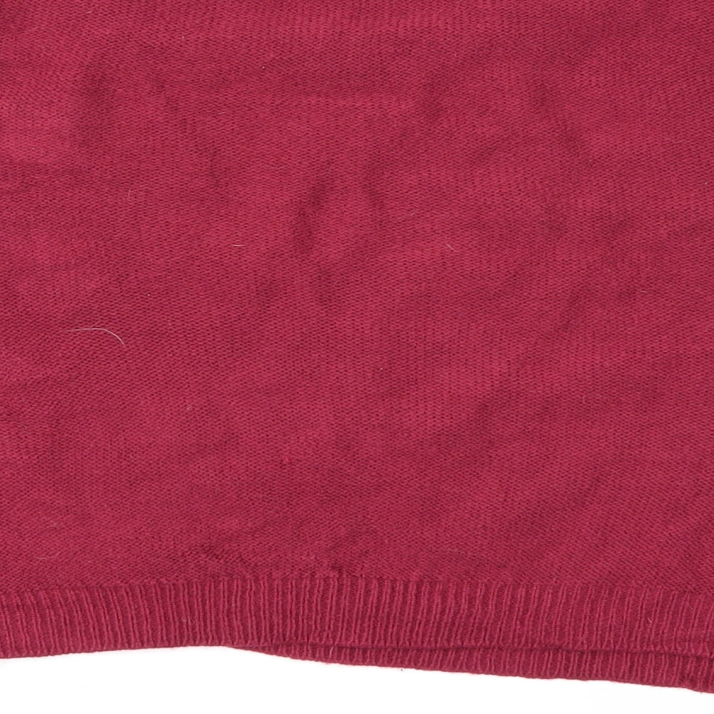 Brave Soul Womens Purple Pullover Jumper Size 14