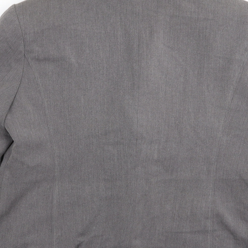 Gelco Womens Grey Jacket Blazer Size 14