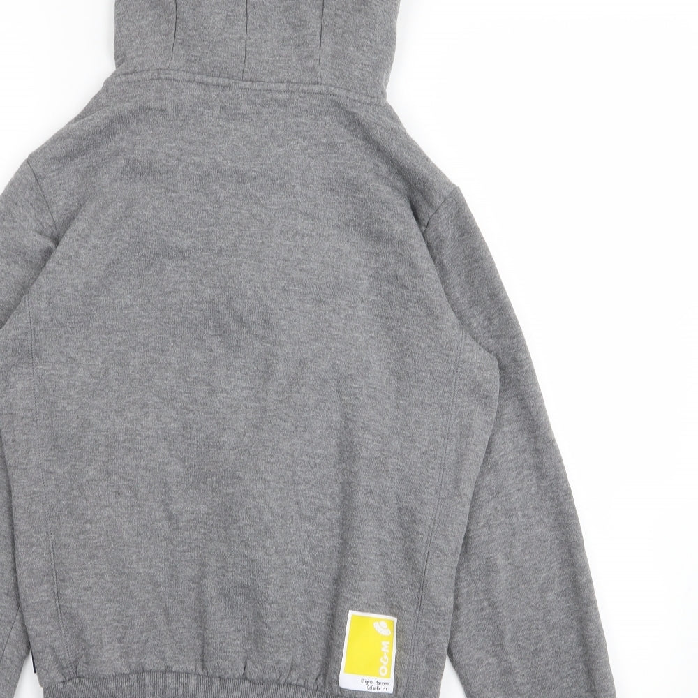 Original Marines Boys Grey Full Zip Jumper Size 12 Years
