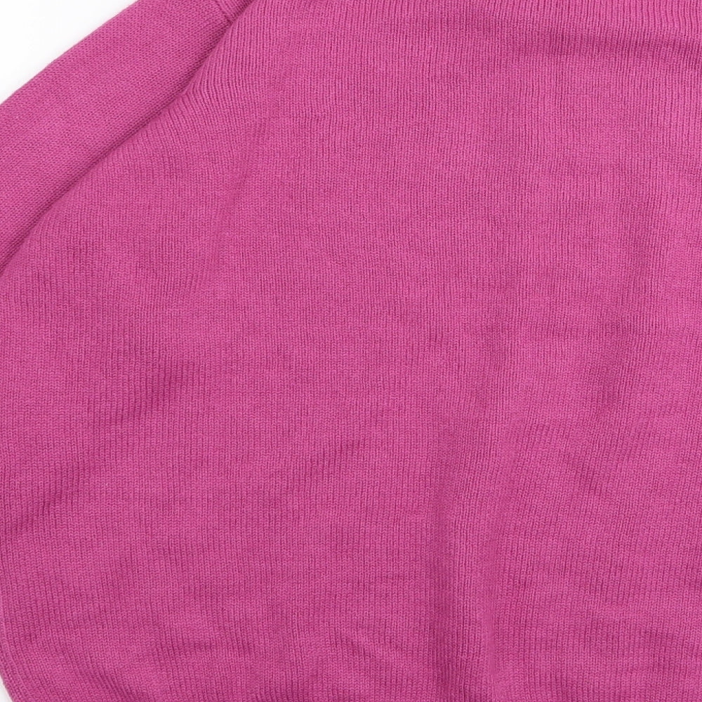 EWM Womens Pink Pullover Jumper Size 18
