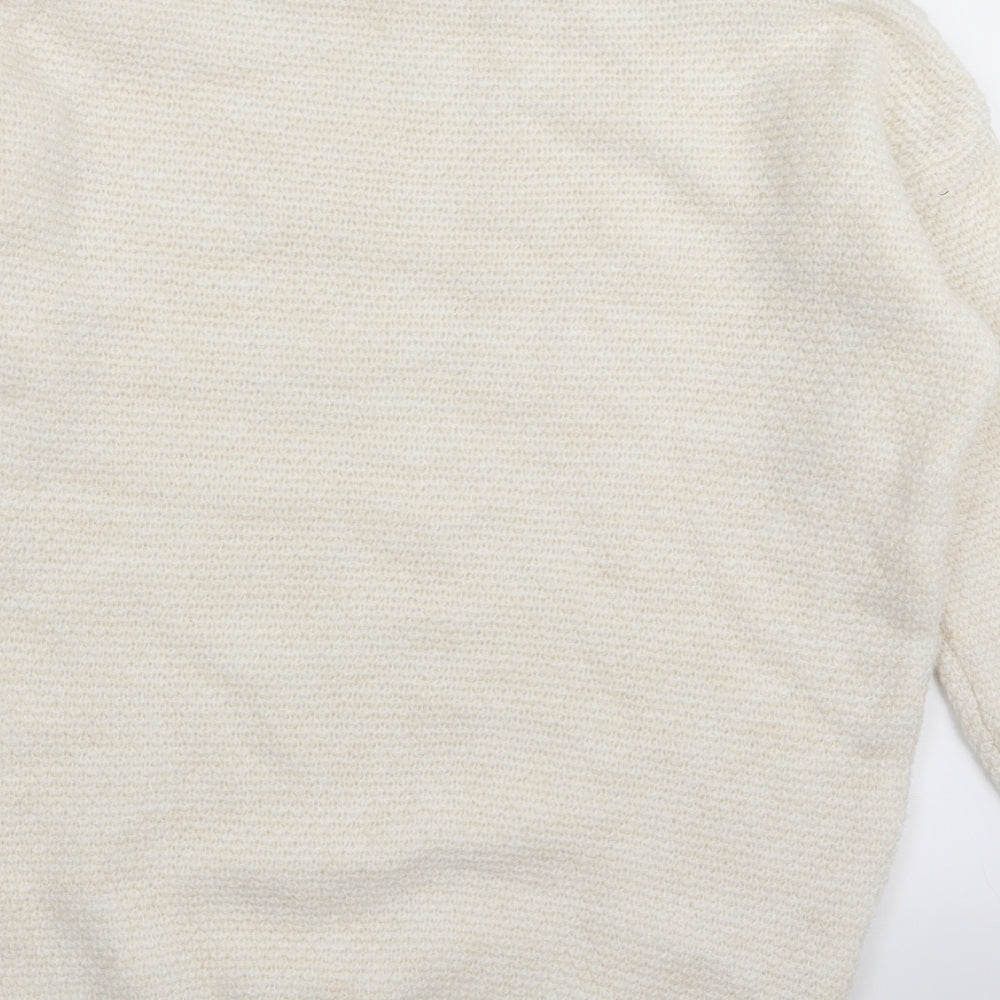 Asda George Womens White Pullover Jumper Size 4 - size 4-6