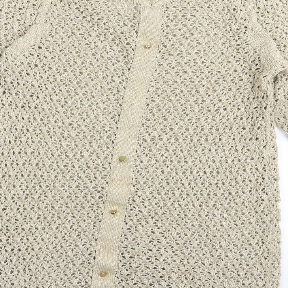 TU Womens Beige Pullover Jumper Size 14