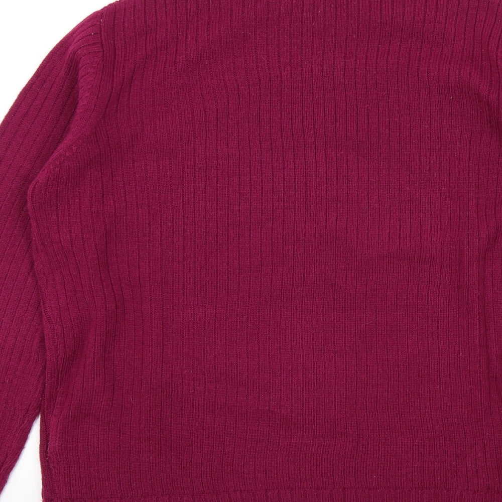 isle Womens Pink Pullover Jumper Size 14