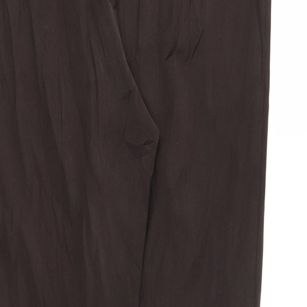 Marks & Spencer Womens Brown Trousers Size 14 L27 in