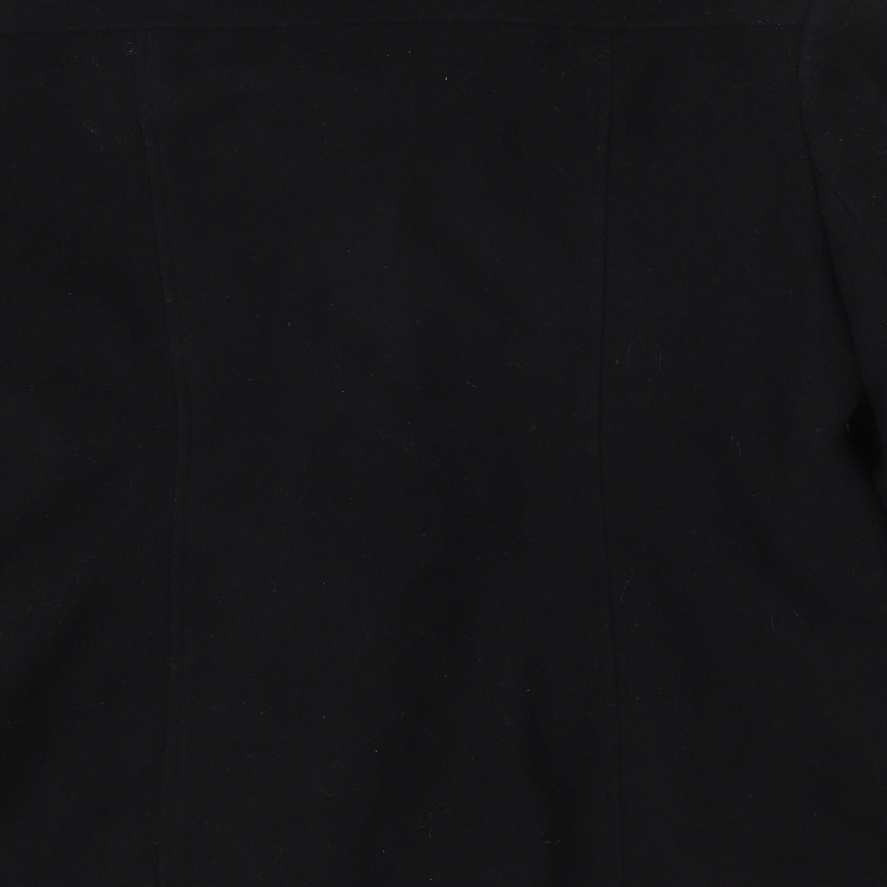 BHS Womens Black Jacket Coat Size 14