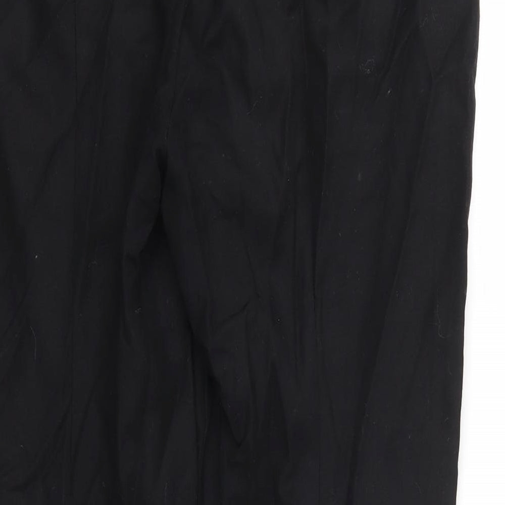 ASOS Womens Black Capri Trousers Size 12 L23 in