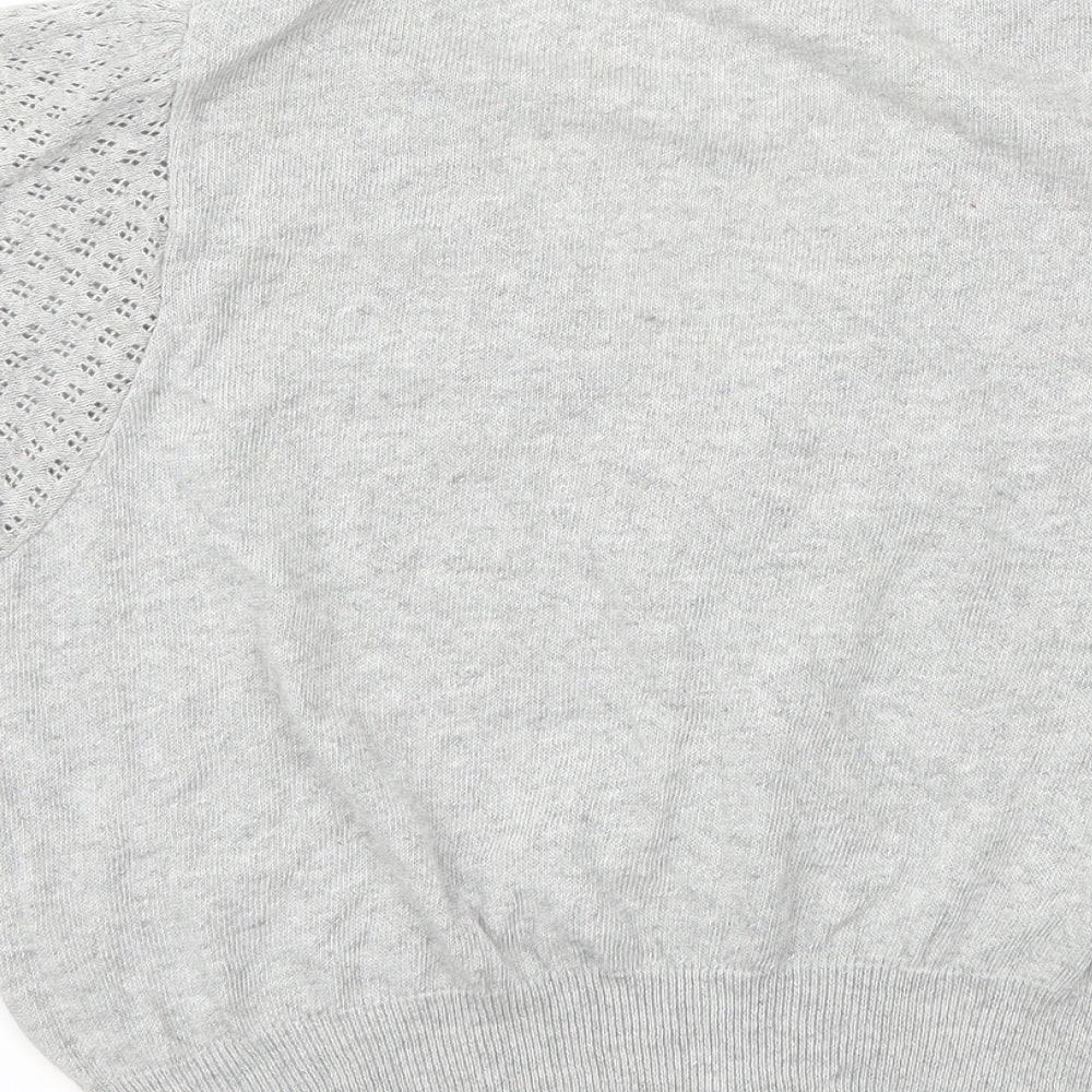George Womens Grey Cardigan Jumper Size 16