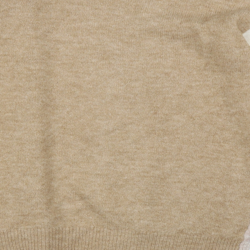 TU Womens Beige Pullover Jumper Size S