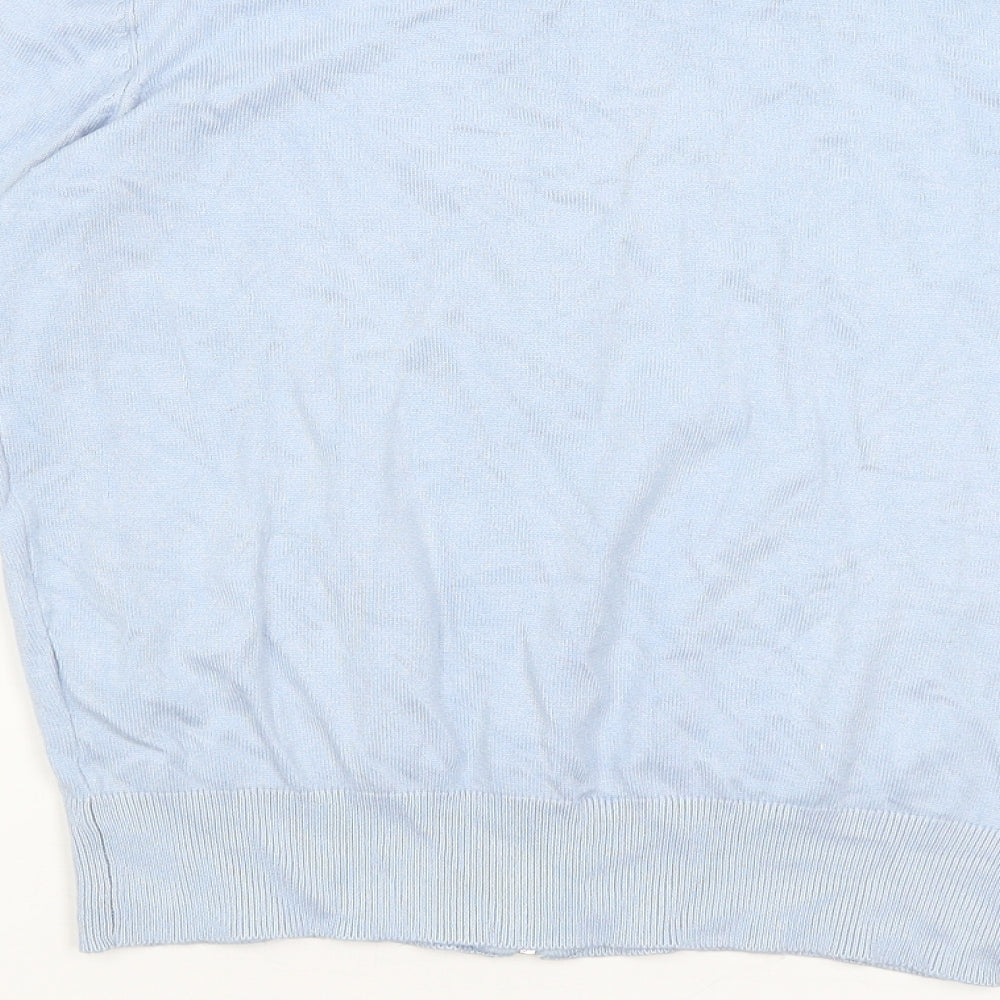 Principles Womens Blue Full Zip Jumper Size 10