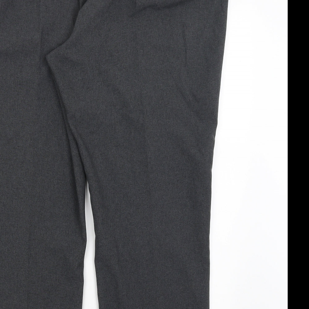 Bonmarche Womens Grey Dress Pants Trousers Size 22 L26.5 in