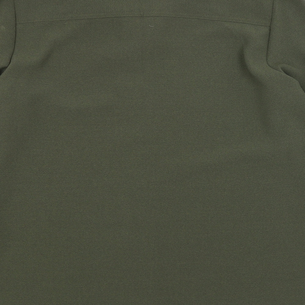 Holmewood Womens Green Basic Button-Up Size 16