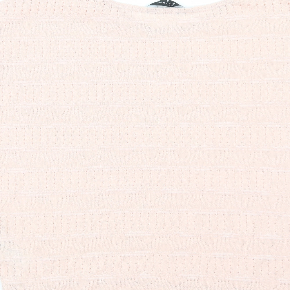 New Look Womens Pink Pullover Jumper Size 8