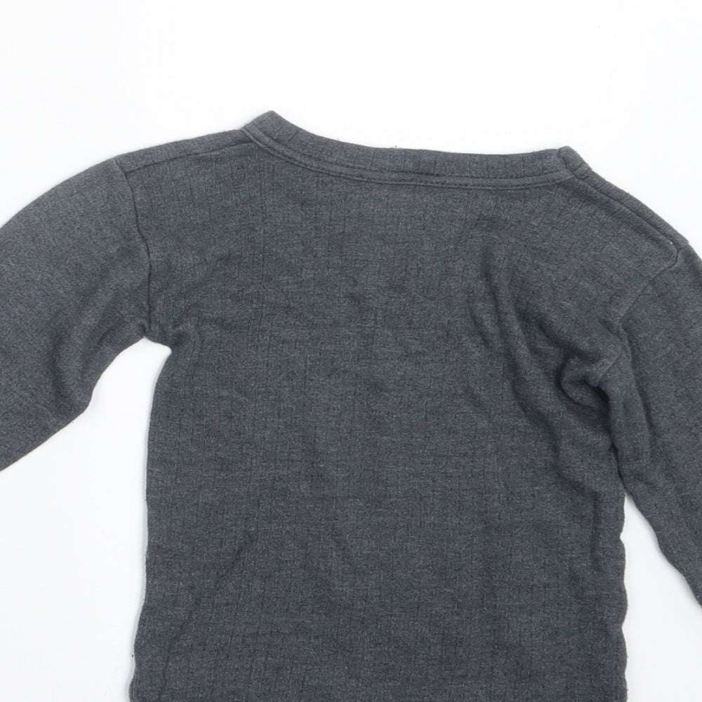 britwear.co.uk Boys Grey Basic T-Shirt Size 3-4 Years
