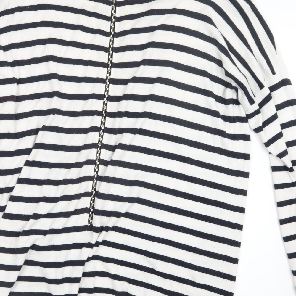 Atmosphere Womens Blue Striped Knit Pullover Jumper Size M