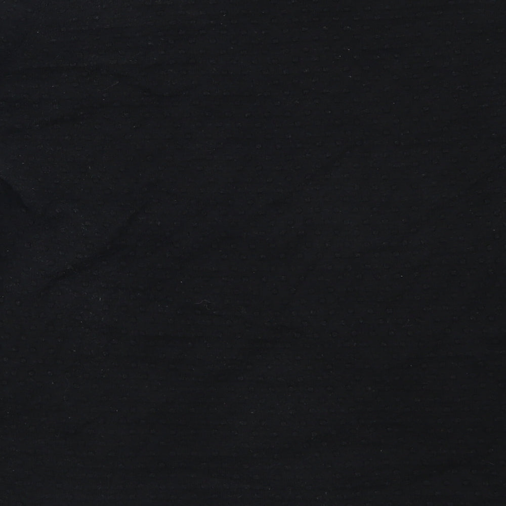 Preworn Womens Black Basic T-Shirt Size L