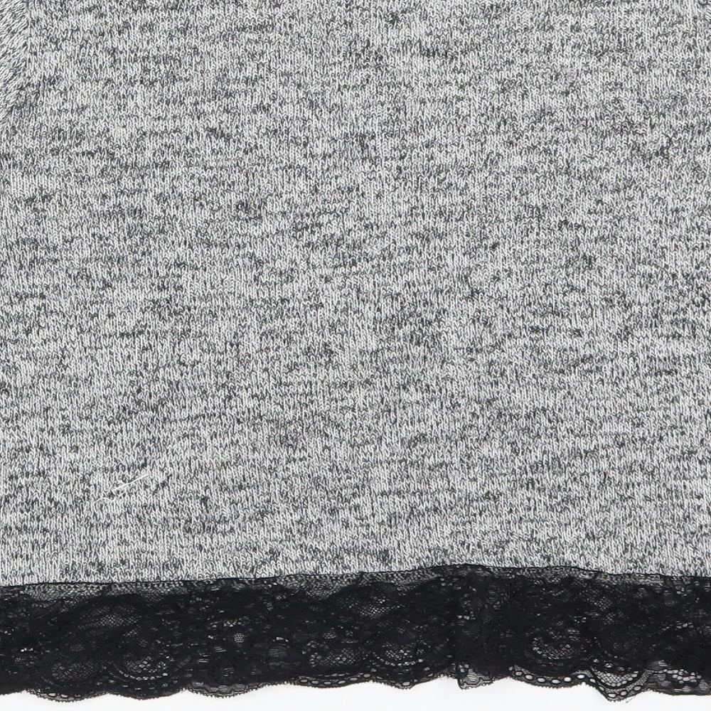H&M Womens Grey Basic T-Shirt Size M