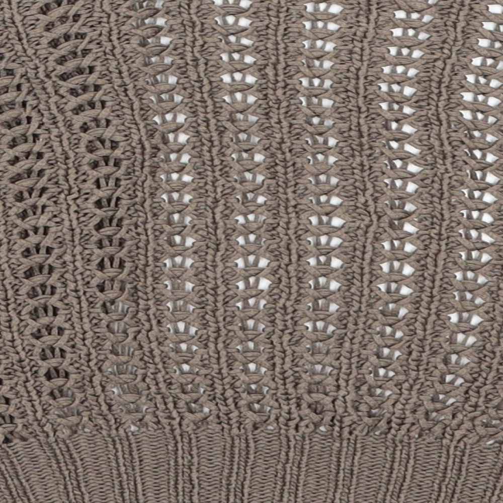 Amisu Womens Brown Knit Cardigan Jumper Size S