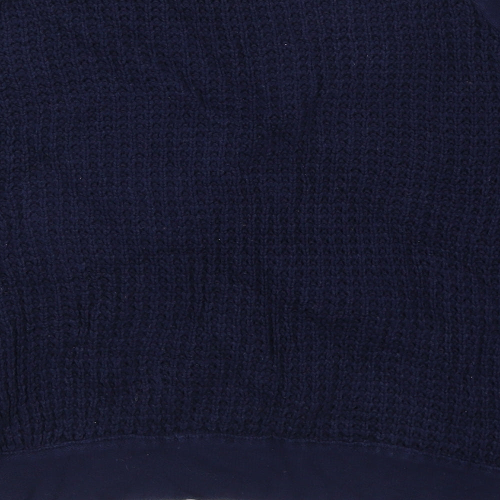 FOREVER 21 Womens Blue Knit Pullover Jumper Size S