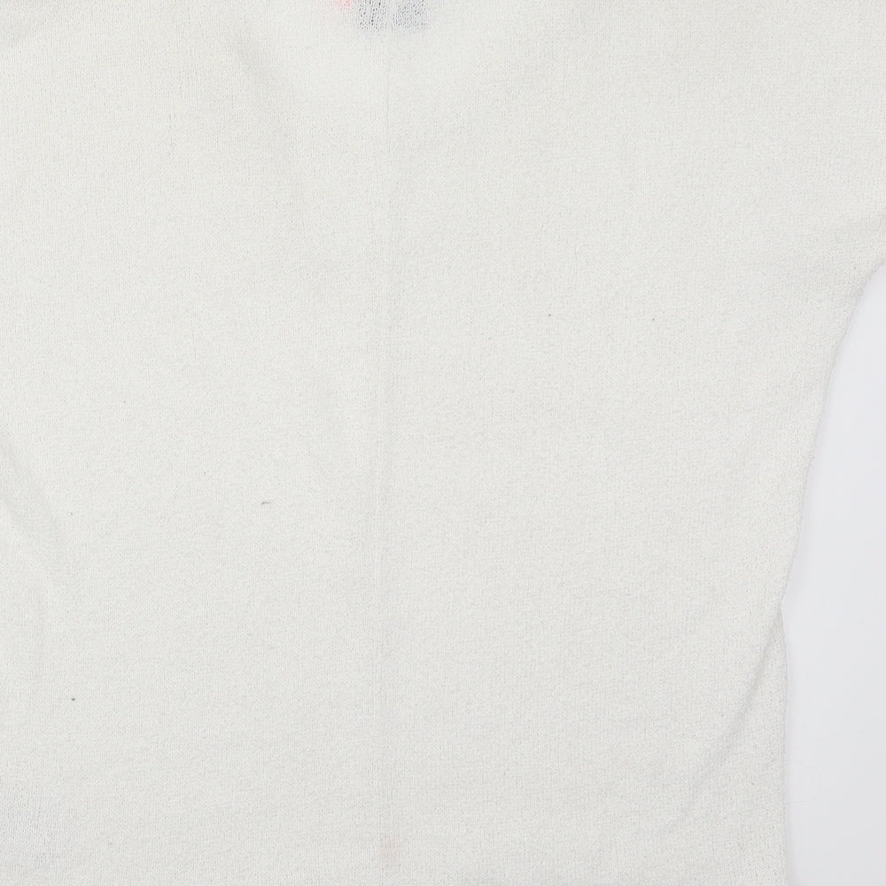 Only Womens White Basic T-Shirt Size M