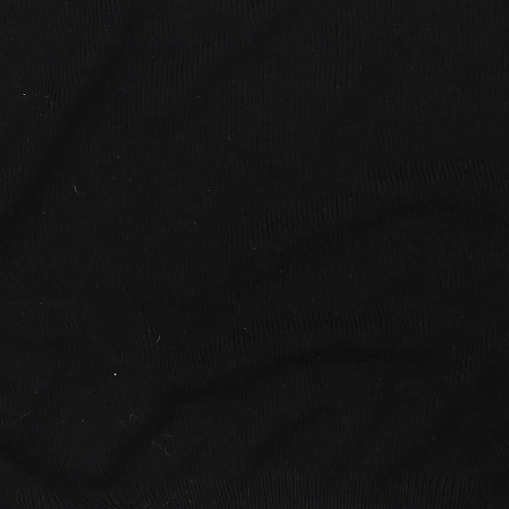 I SAW IT FIRST Womens Black Striped Pullover Jumper Size 6