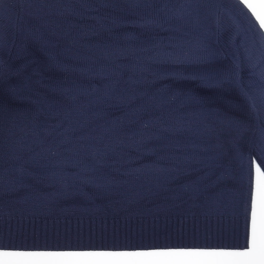 Divided by H&M Womens Blue Pullover Jumper Size XS