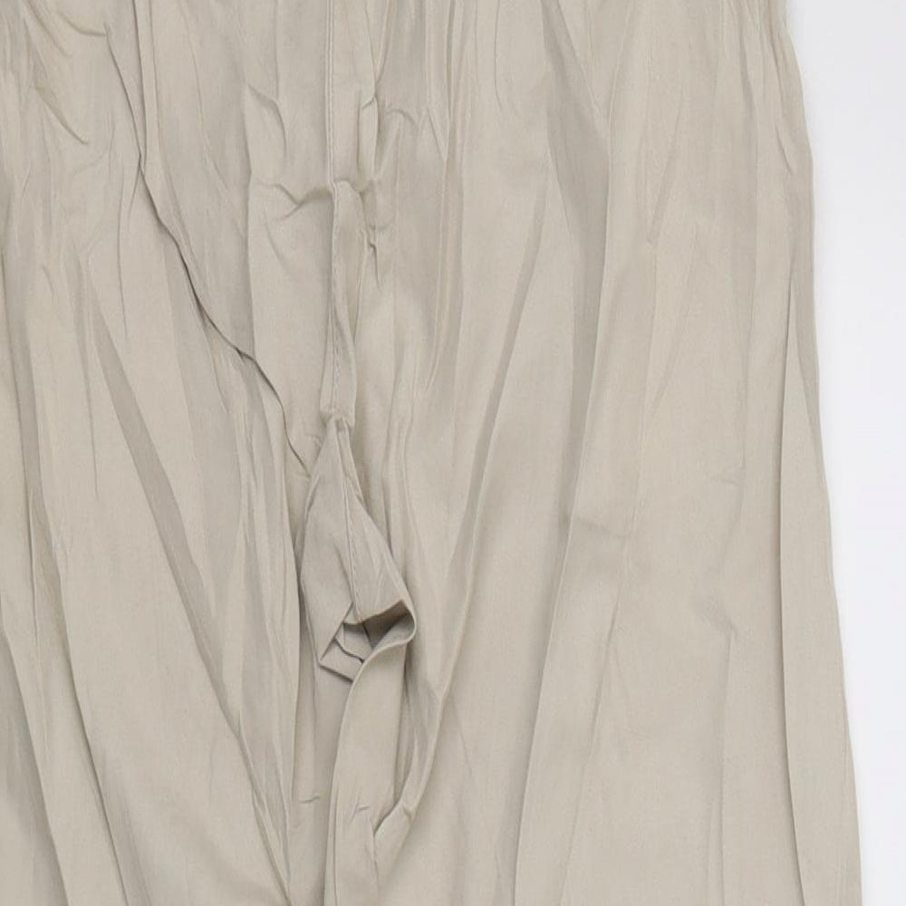 Evie Womens Beige Cropped Trousers Size 8 L20 in