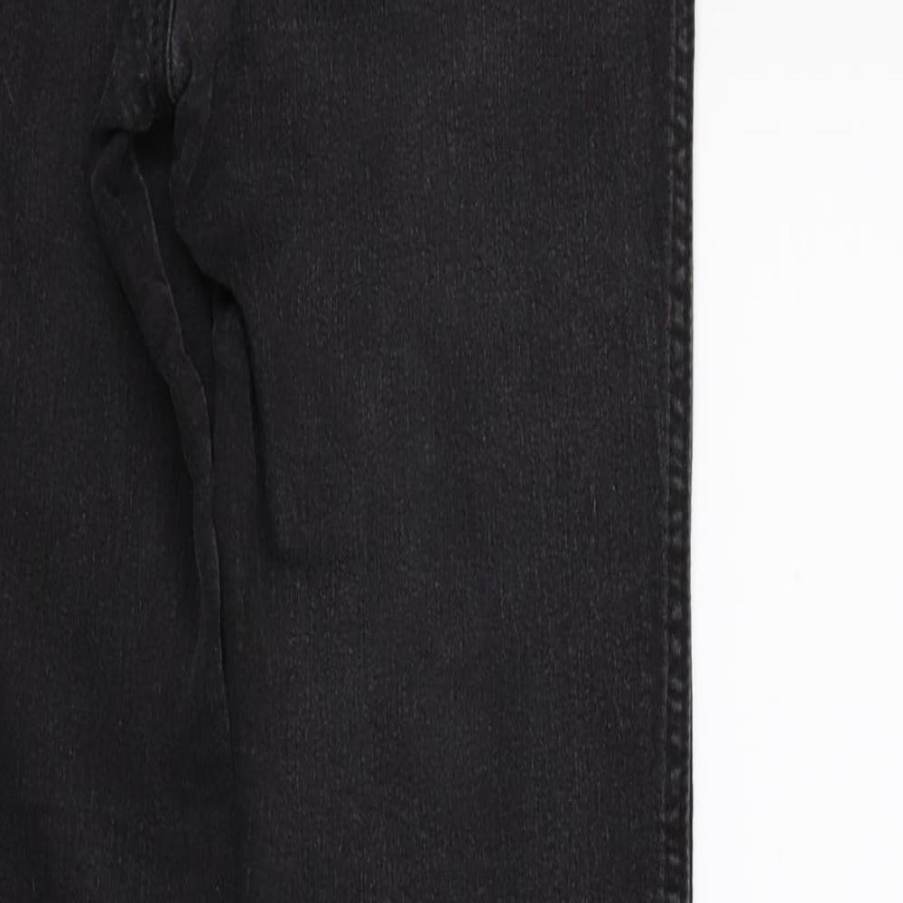 The rockin rev Womens Black Denim Skinny Jeans Size 8 L27 in