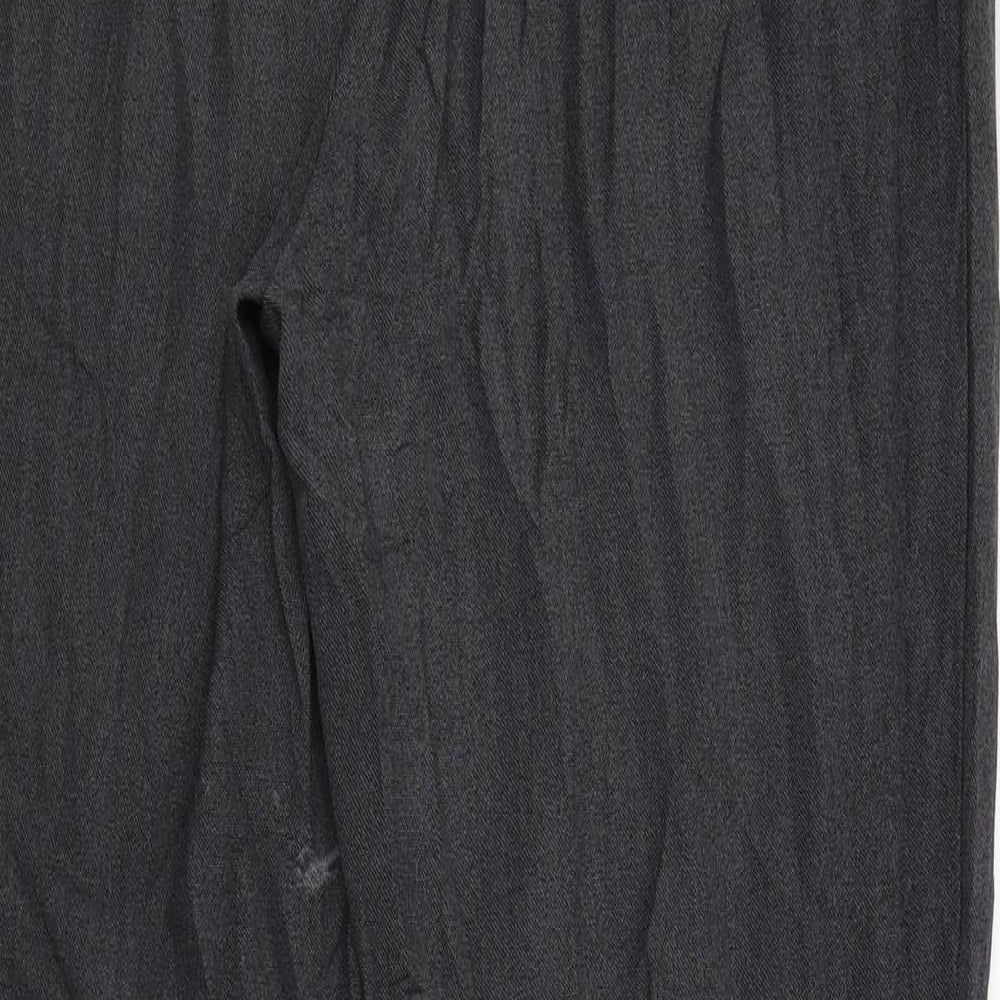 Marks and Spencer Womens Grey Trousers Size 12 L27 in