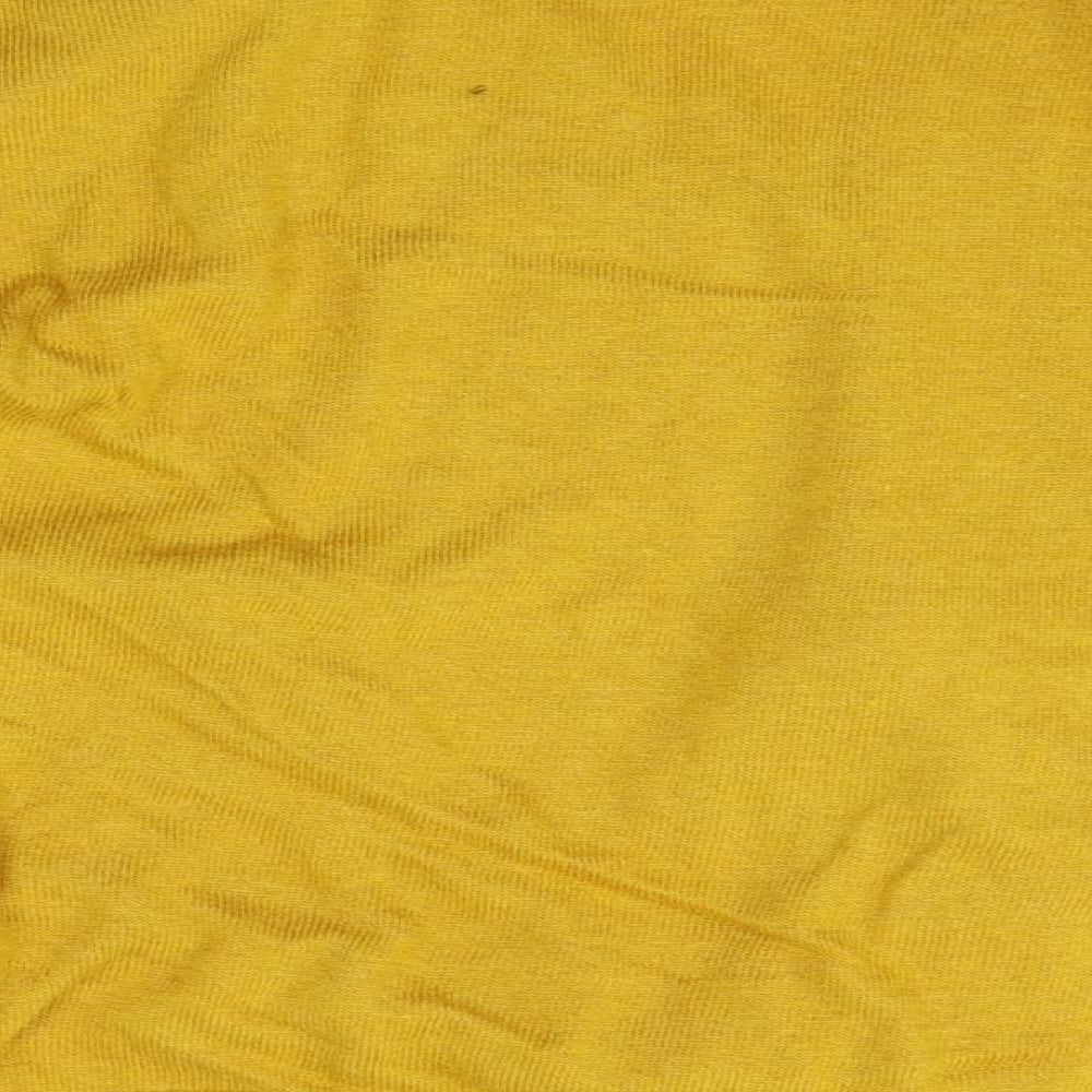 Marks & Spencer Womens Yellow Henley Jumper Size 12