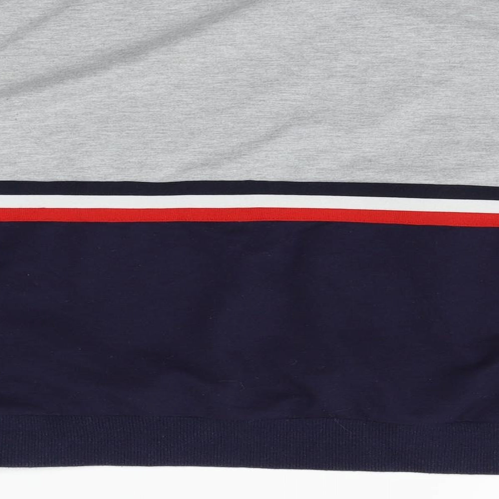 into Mens Grey Henley Jumper Size S