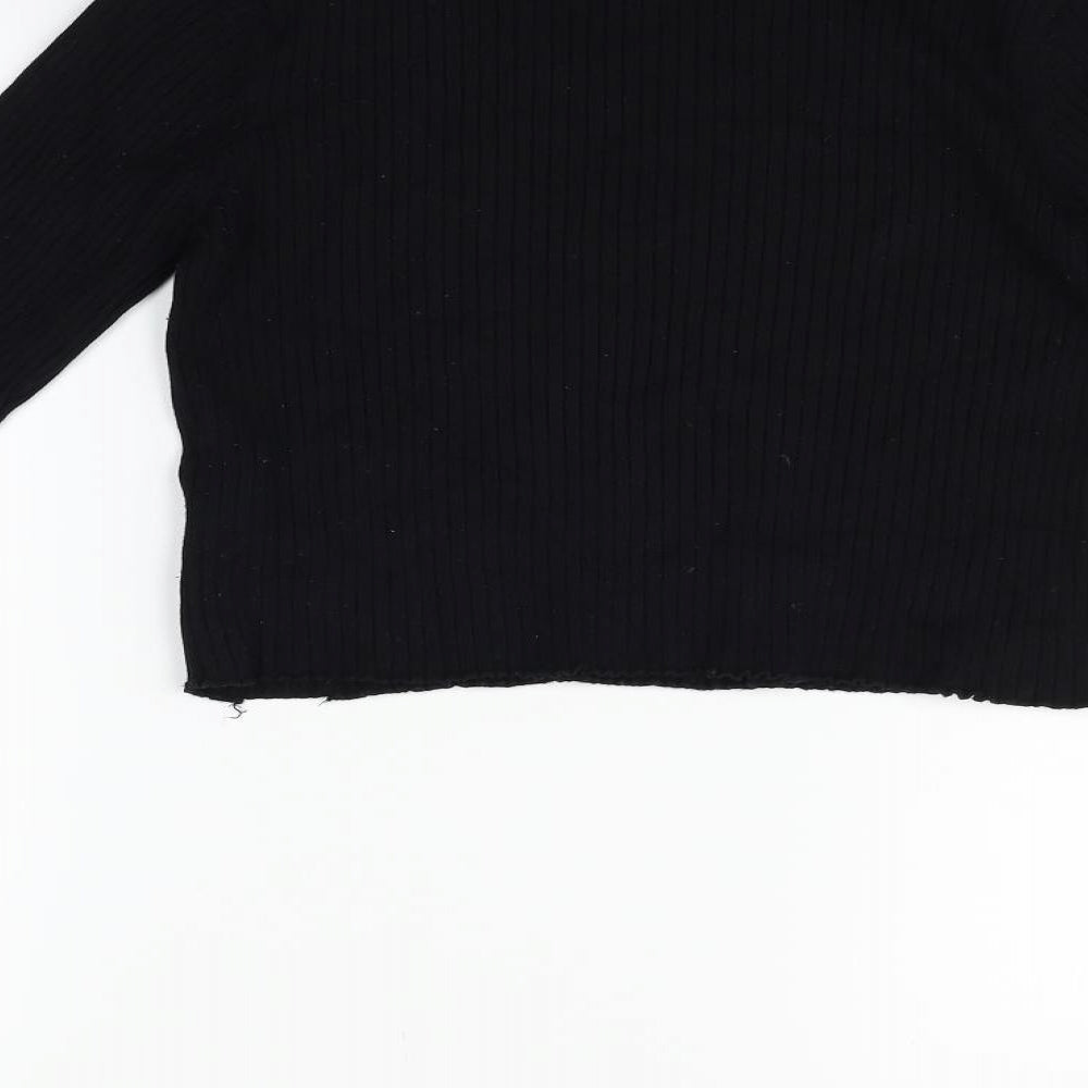 Zara Womens Black Pullover Jumper Size M
