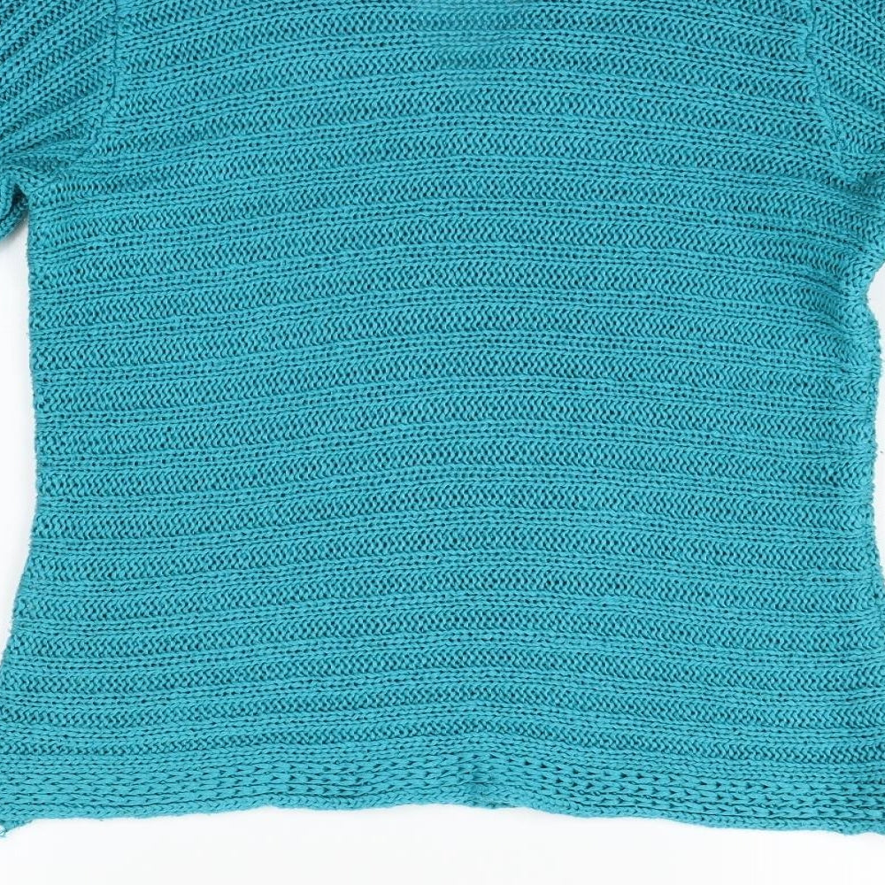 Per Una Womens Blue Pullover Jumper Size M