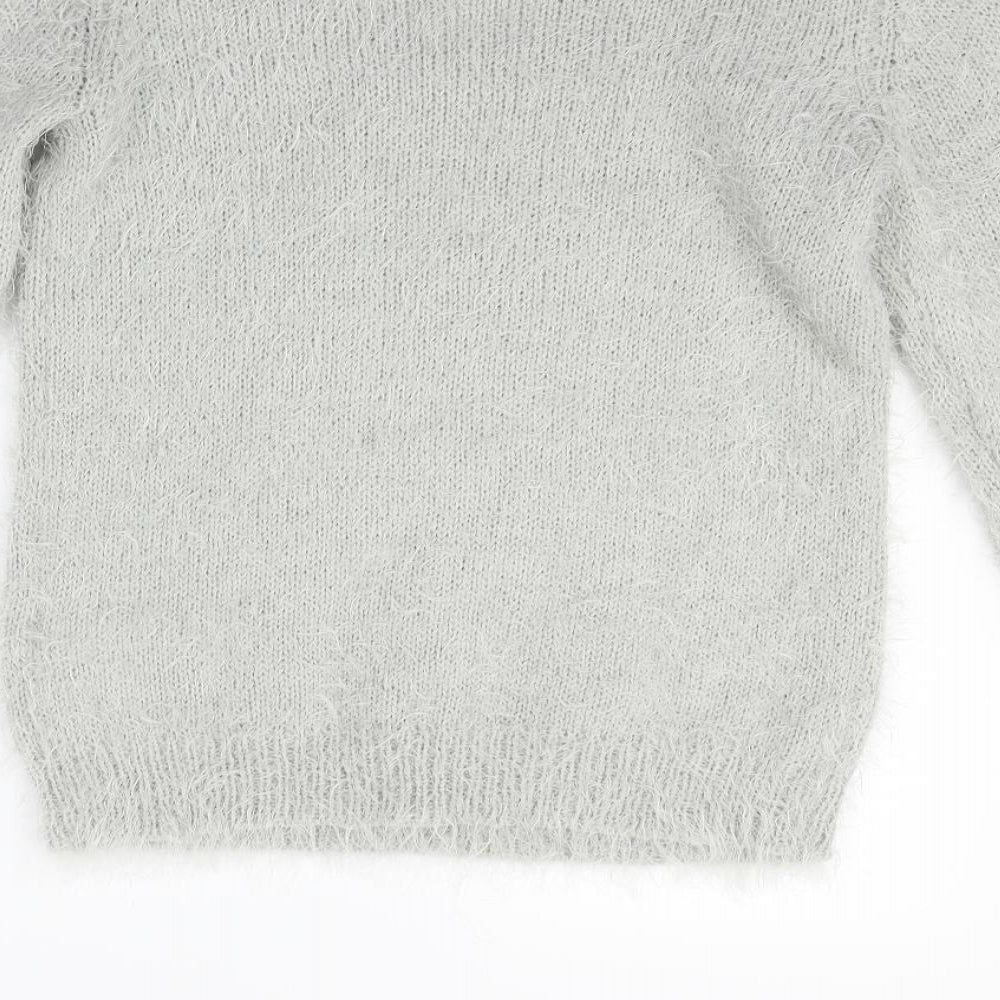 Bonprix Collection Womens Grey Pullover Jumper Size 8