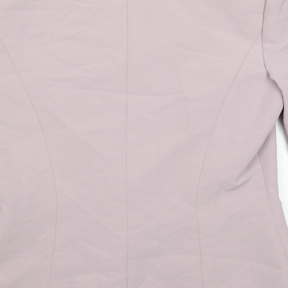 Cameron Blake Womens Pink Jacket Blazer Size 10