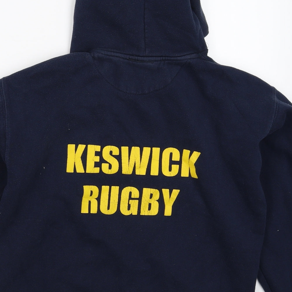 Raging Bull Mens Blue Pullover Hoodie Size S