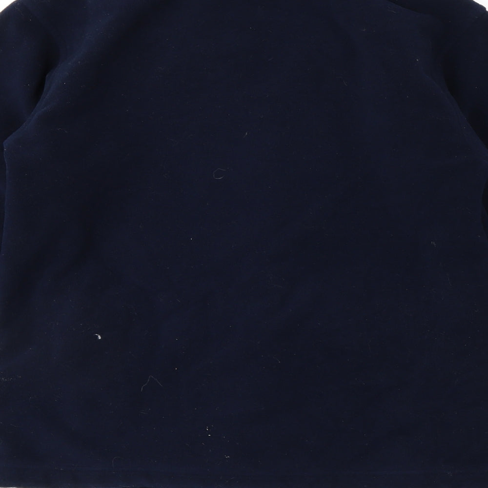 Marks & Spencer Womens Blue Full Zip Jumper Size 10