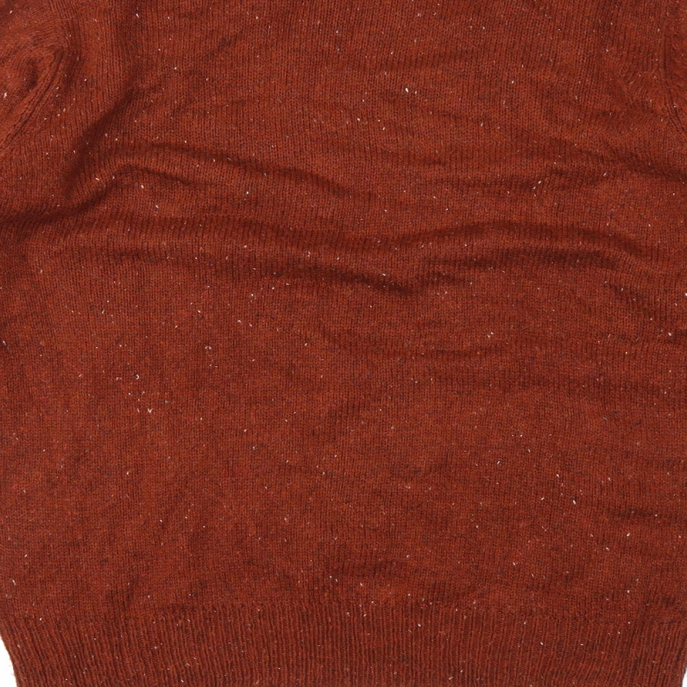 Cedarwood State Mens Orange Pullover Jumper Size M