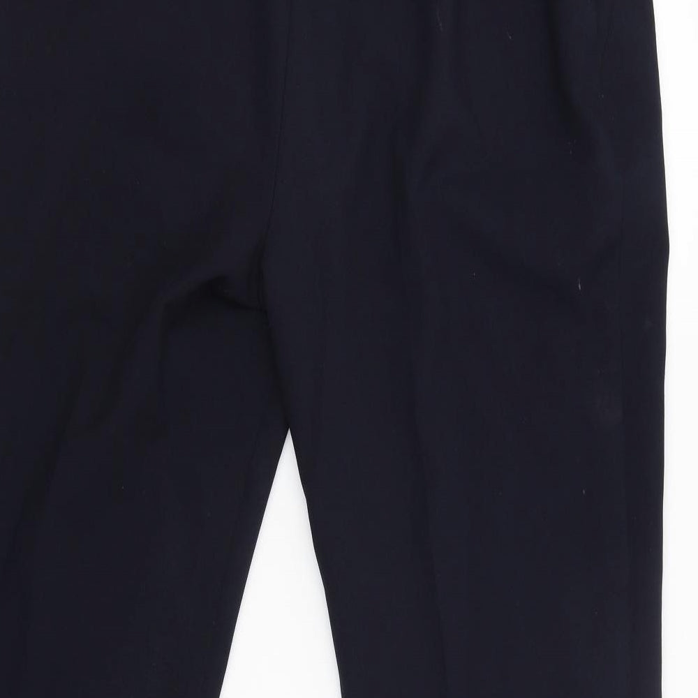 Marks and Spencer Womens Blue Carpenter Trousers Size 16 L28 in