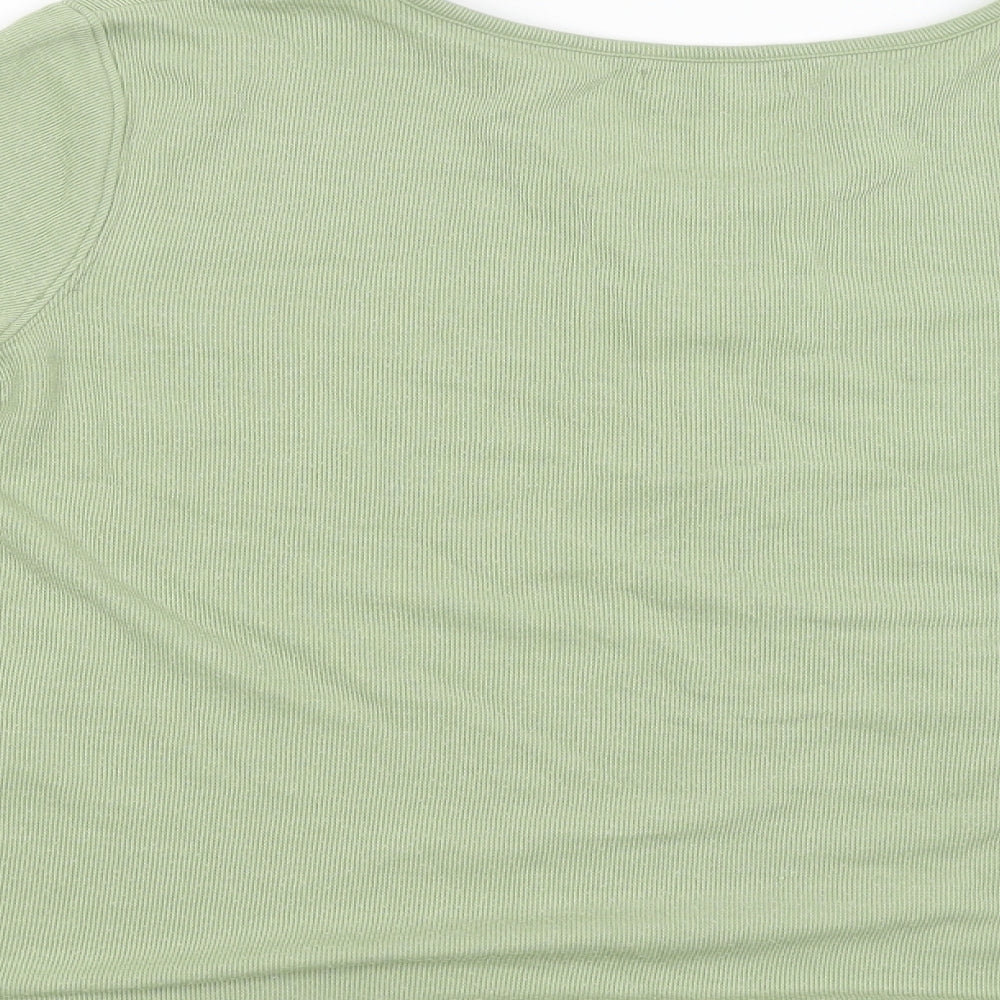 Bonmarché Womens Green Pullover Jumper Size M