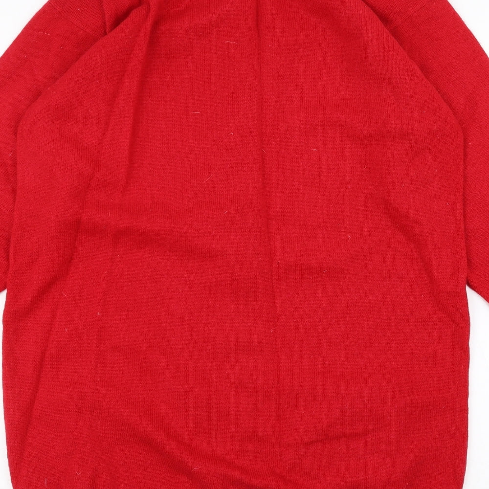stmichael Womens Red Jacket Coatigan Size 12
