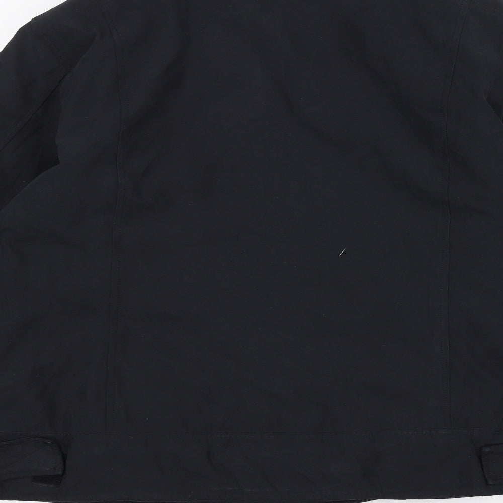 Etam Womens Black Pea Coat Coat Size 14