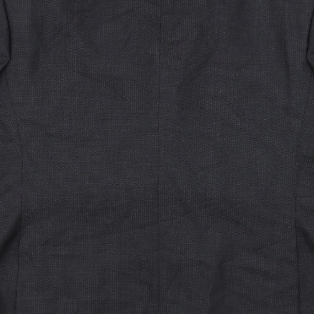 Tom English Mens Black Jacket Suit Jacket Size 36