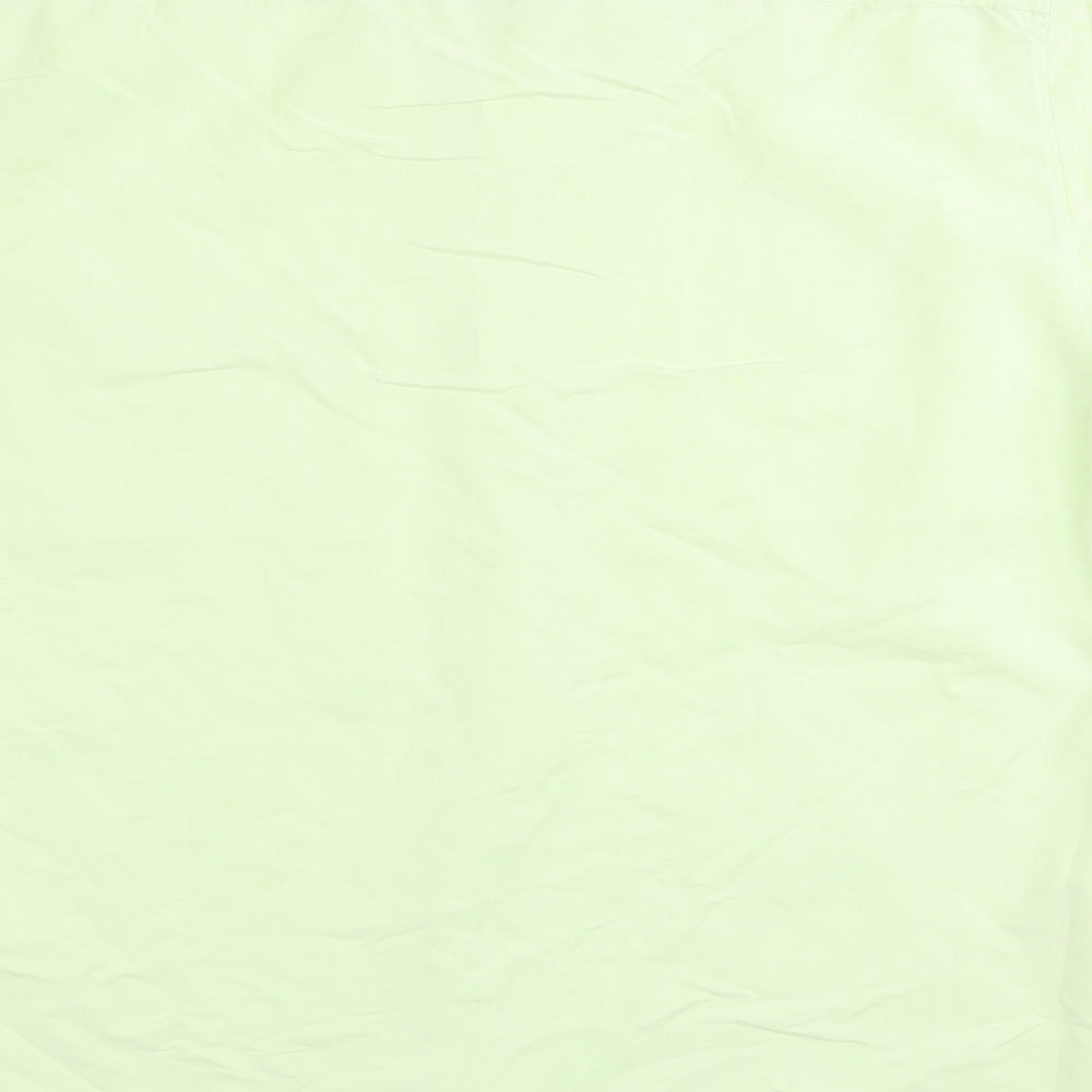 m&s Mens Green Button-Up Size M