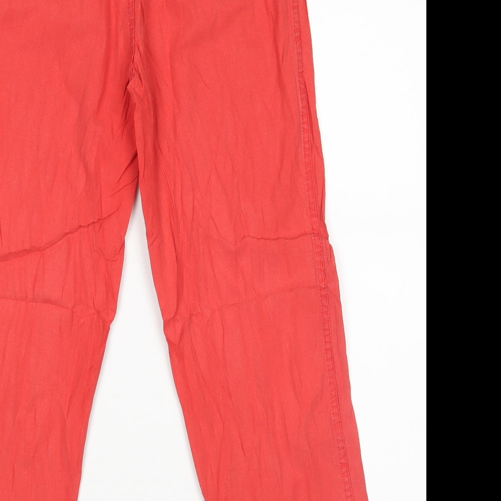 Gary Womens Red Trousers Size 40 L27 in