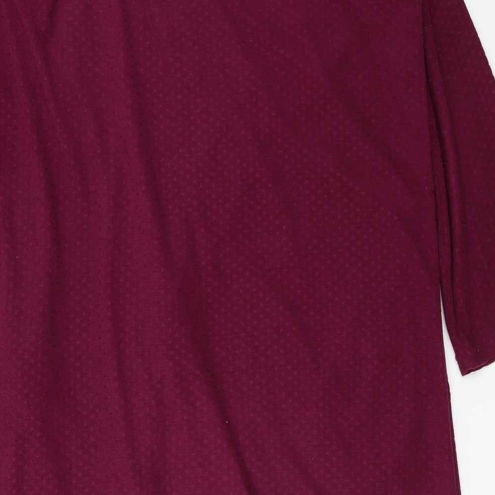 Preworn Womens Purple Solid Top Dress Size M
