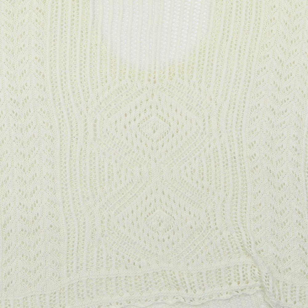 Atmosphere Womens White Pullover Jumper Size L